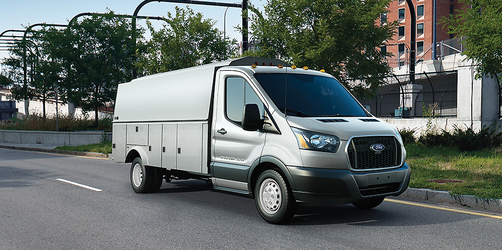 Ford Transit Chassis on the job site